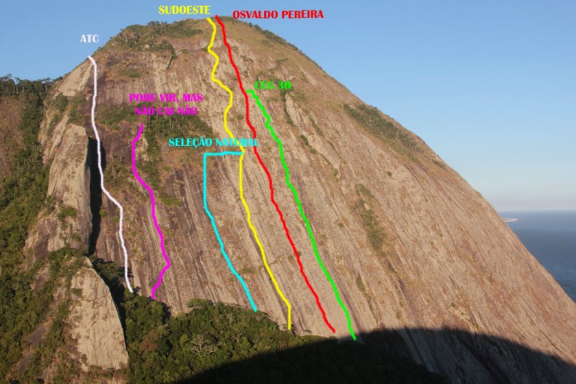 Paredão Face Sudoeste do Alto Mourão